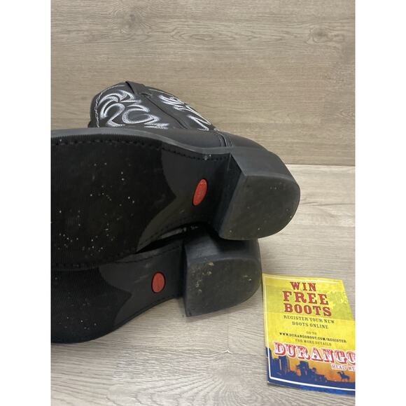 Durango Western Boots Mens 10.5 D Black TR760 Oiled Black Leather Cowboy main image 14